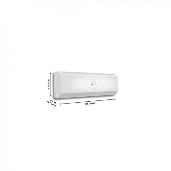 Godrej15 Ton 5 Star Inverter Split AC Copper Anti-Dust Filter SIC 18ITC5-WWR White