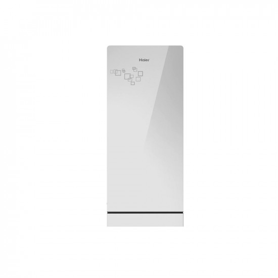 Haier 190 L 5 Star Direct Cool Inverter Single Door Refrigerator (2023 Model, HED-205SGB-P, Mirror Glass, Base Stand with Drawer)