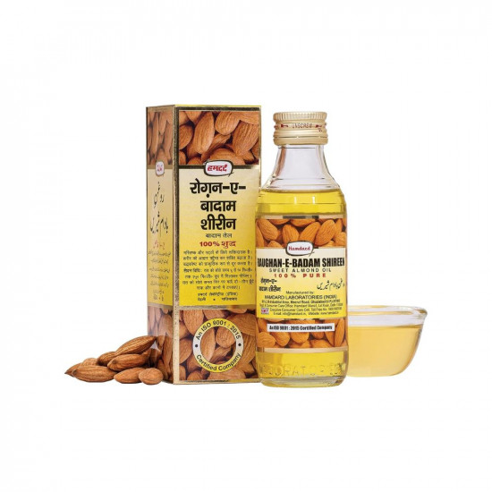 Hamdard RAUGHAN-E-BADAM SHIREEN Sweet Almond Oil for Body, Skin & Hair | Natural Almond Oil