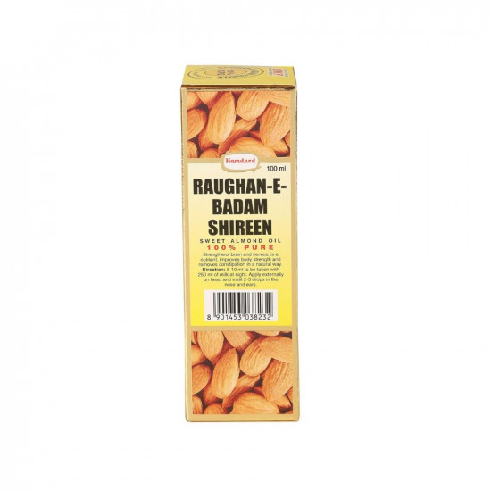 Hamdard RAUGHAN-E-BADAM SHIREEN Sweet Almond Oil for Body, Skin & Hair | Natural Almond Oil