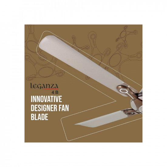 Havells 1200mm Leganza ES 4B Ceiling Fan | Best fan in 4 Blade, Premium Finish Decorative Fan