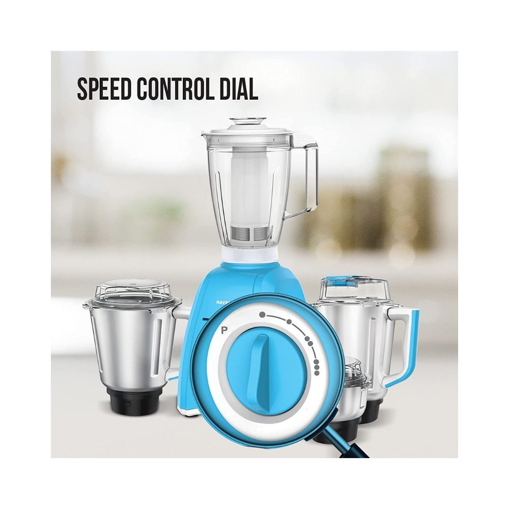 Havells Hexo 1000 watts 3 Jar Juicer Mixer Grinder White  Purple