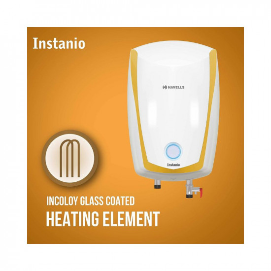 Havells Instanio 10 Litre Storage Water Heater (White Mustard)