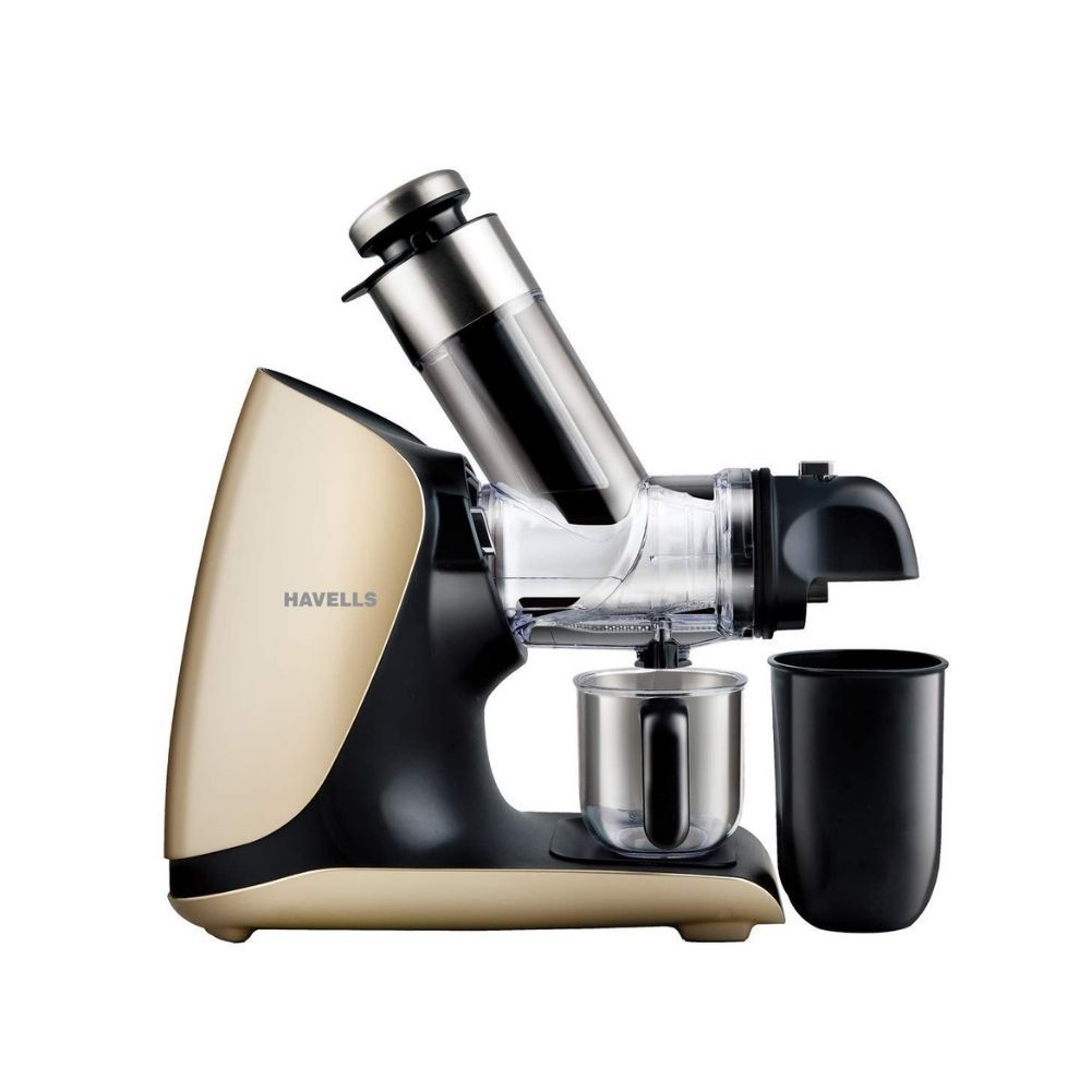 Havells Nutri Art Slow Juicer 200W Golden-Black