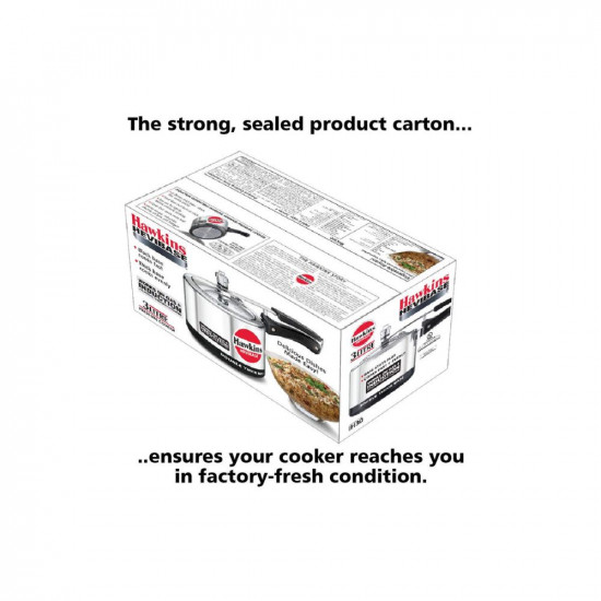 Hawkins Hevibase Induction Compatible Aluminium Inner Lid Pressure Cooker 3 Litre Silver IH30