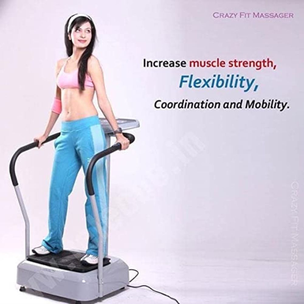 Health & Fitness_hub SOBO Xtreme Powerful Slim Full Body Vibration Platform Exercise Crazy Fit Machine