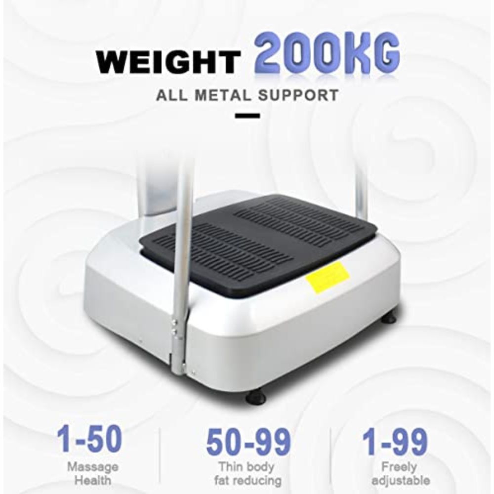 Health & Fitness_hub SOBO Xtreme Powerful Slim Full Body Vibration Platform Exercise Crazy Fit Machine