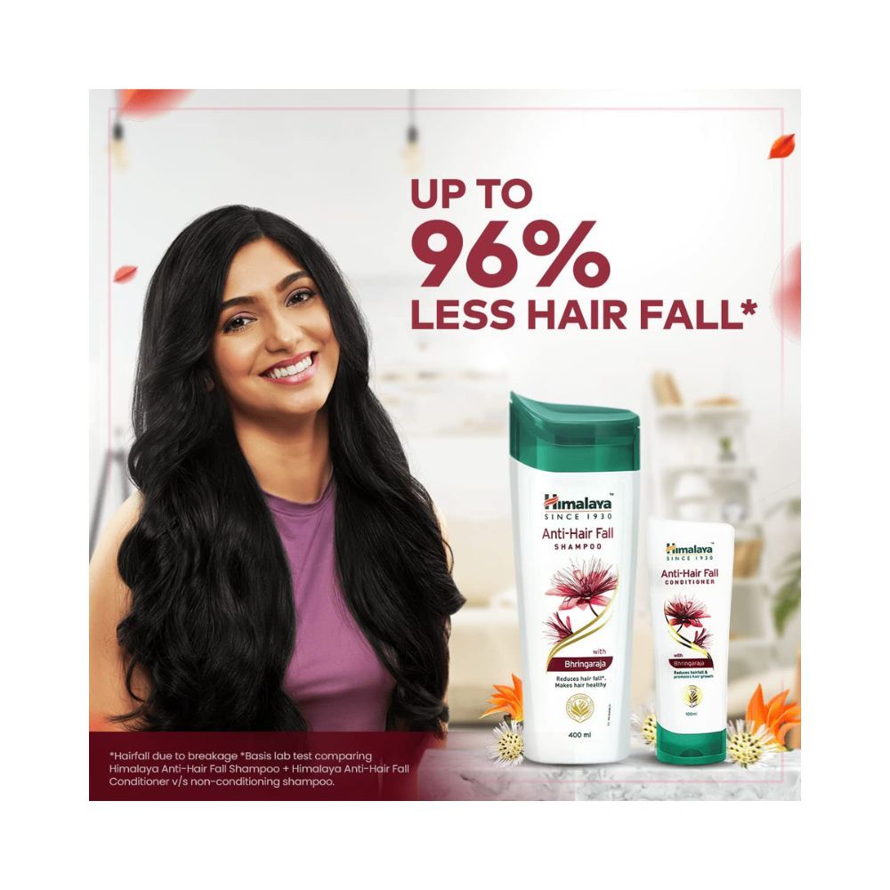 Himalaya Anti-Hair Fall Shampoo | Up to 96% Hair Fall Reduction