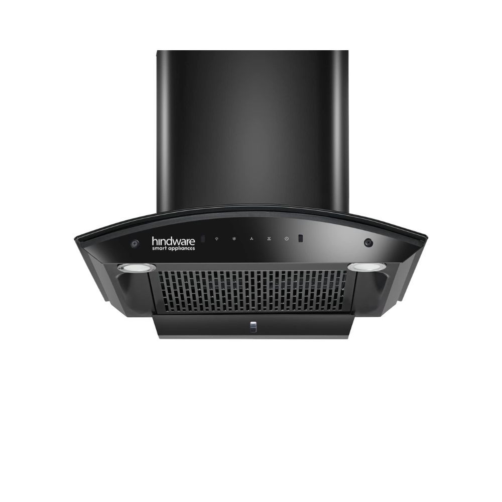 Hindware Nadia IN 60 cm 1350 mhr Stylish Filterless Auto-Clean Kitchen Chimney With Metallic Oil Collector