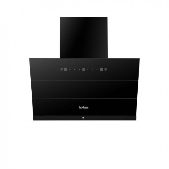 Hindware Smart Appliances Skyla Neo 60 Cm kitchen chimney comes with Autoclean technology and maximum suction power 1350 m3hr having filterless and motion sensor technology Black 60cm