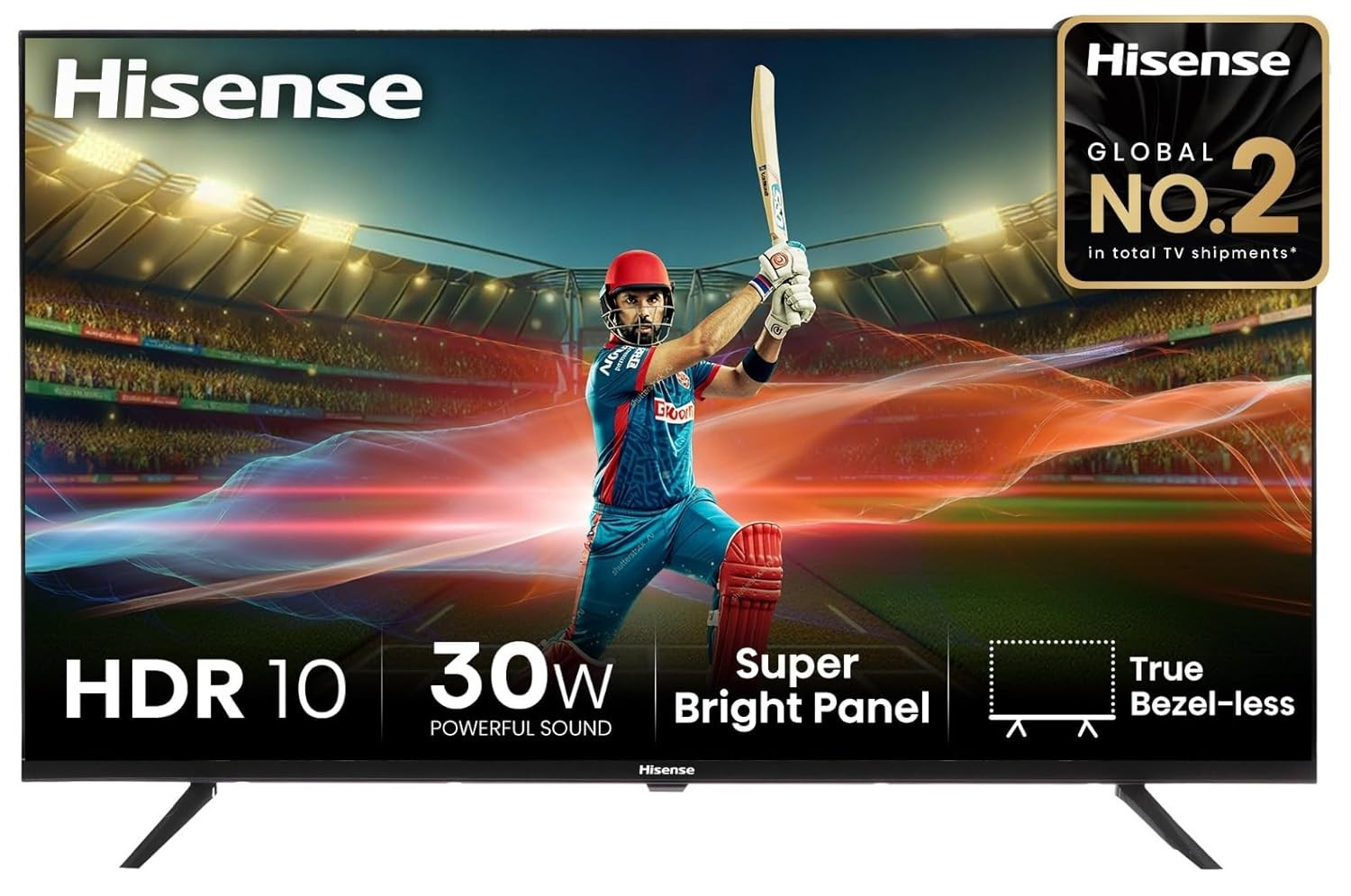 Hisense 108 cm 43 inches E43N Series Full HD Smart Google LED TV 43E43N Black