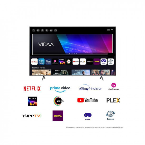 Hisense 139 cm 55 inches Tornado Series 4K Ultra HD Smart QLED TV 55E7K PRO Dark Grey