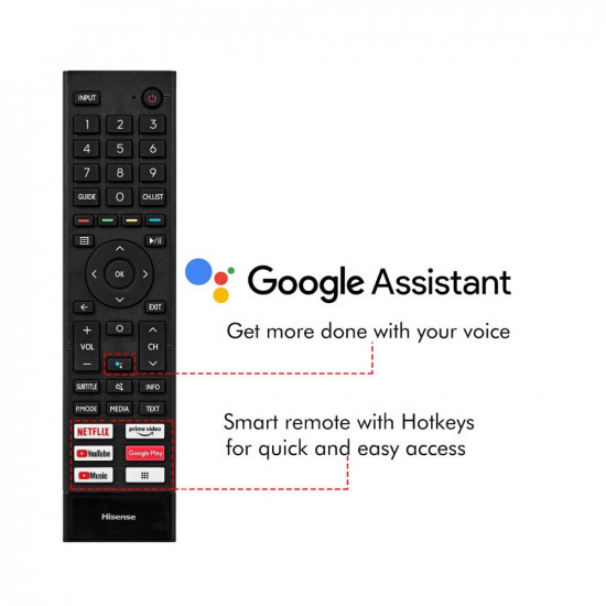 Hisense 80 cm 32 inches Android 11 Series HD Ready Smart Certified Android LED TV 32A4G Black  DTS Virtual X  Dolby Audio