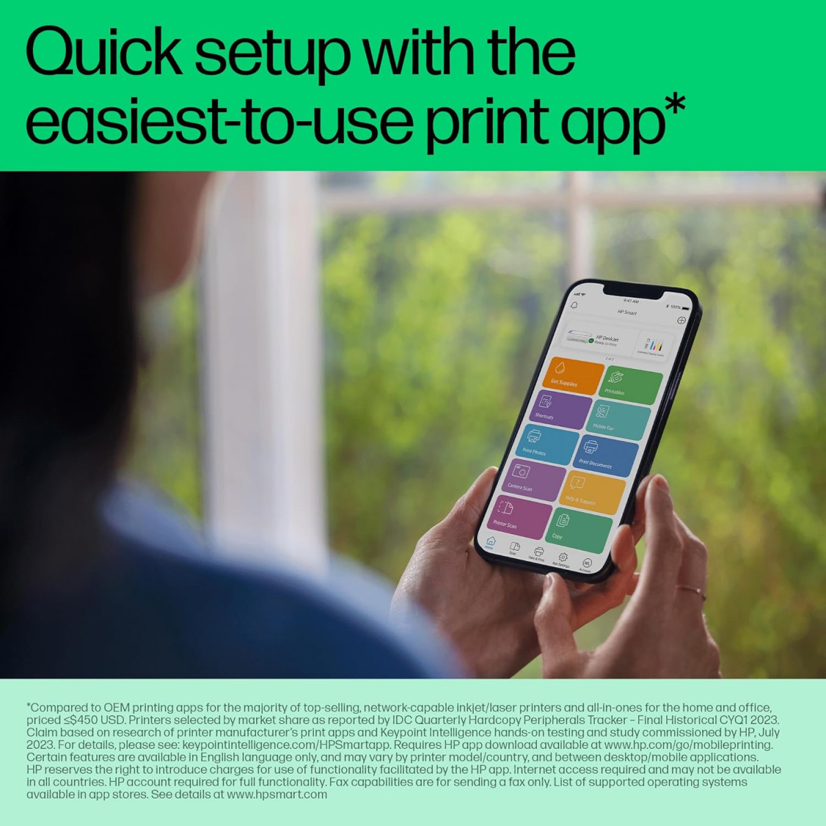 HP Deskjet 2820 Printer Copy Scan WiFi with self Reset Bluetooth