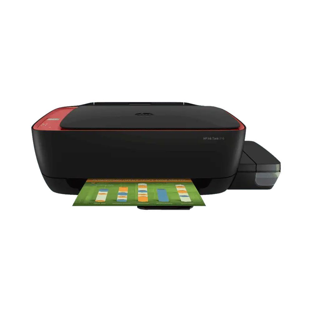 HP Ink Tank 316 Colour Printer, Scanner and Copier for Home/Office, High Capacity Tank