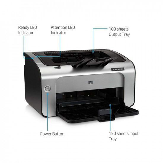HP Laserjet P1108 Single Function Monochrome Laser Printer