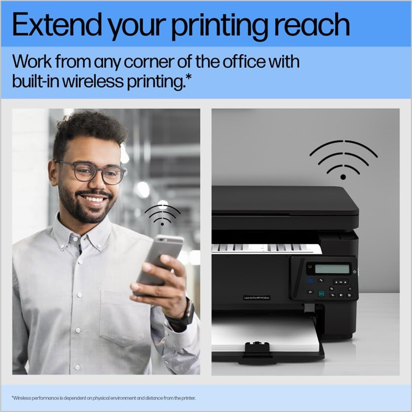 HP Laserjet Pro M126nw All-in-One BW Printer for Home Print Copy  Scan Affordable Compact Easy Mobile Printing