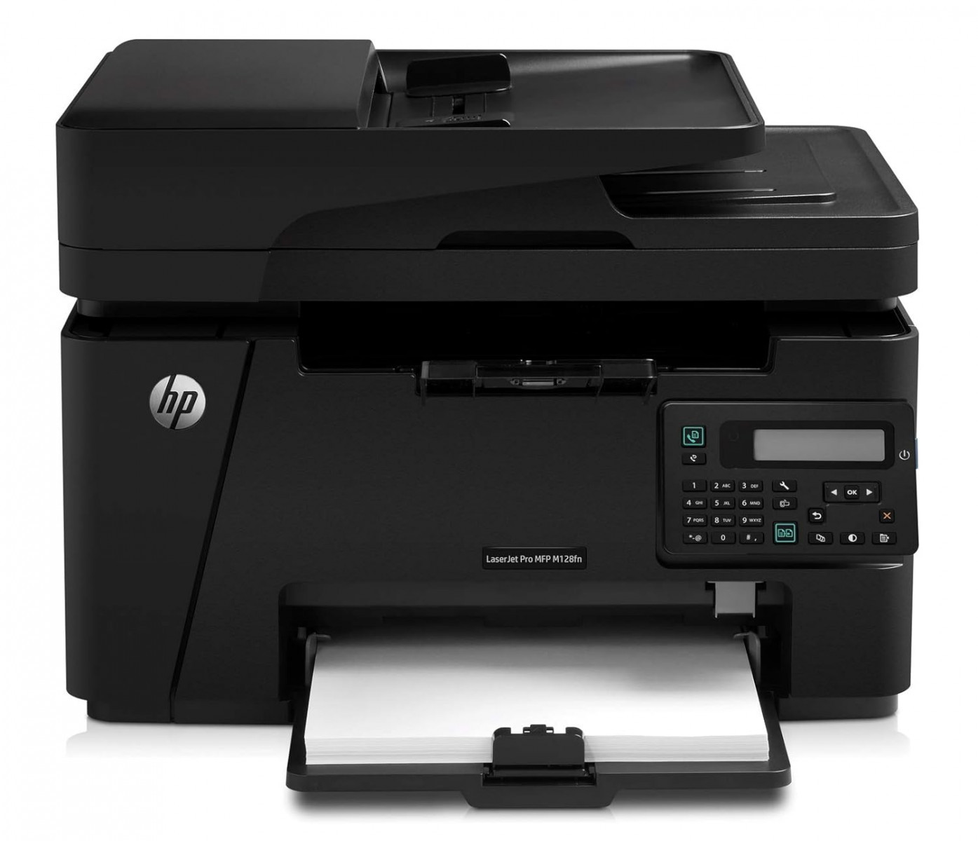 HP MFP M128fn Laserjet Printer Print Copy Scan Automatic Document Feeder Ethernet Fast Printing Upto 20ppm