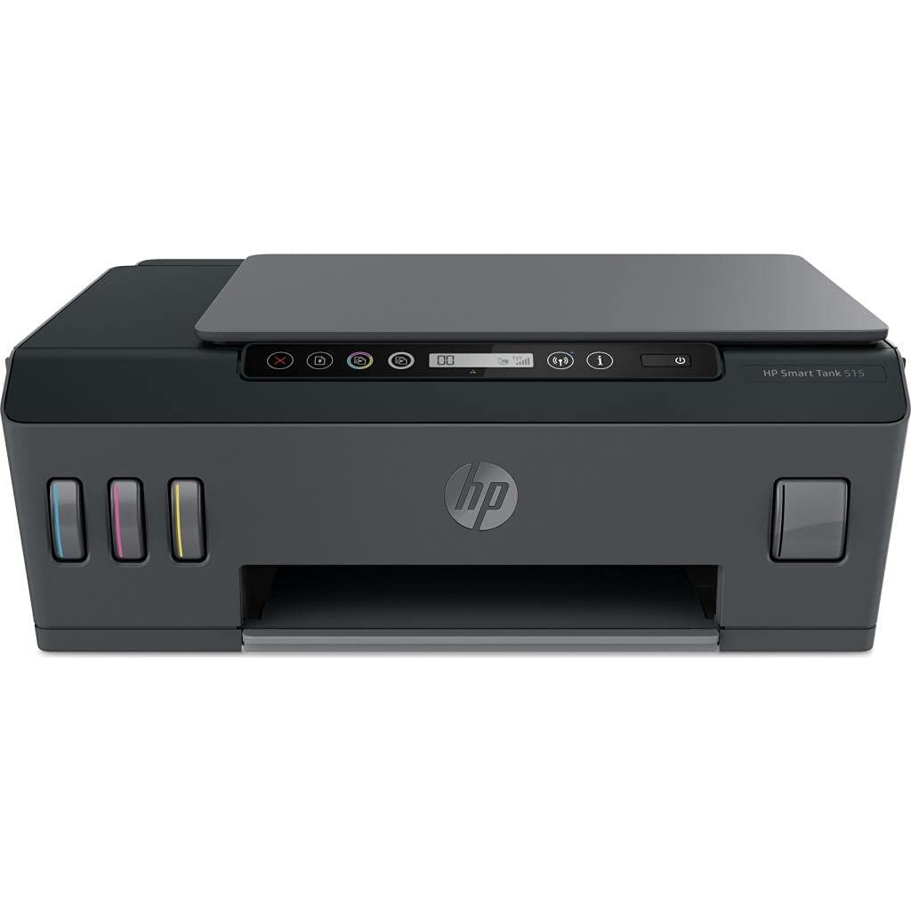 HP Smart Tank 515 All-in-One Wireless Ink Tank Colour Printer High Capacity Tank 6000 Black and 8000 Colour with Automatic Ink Sensor