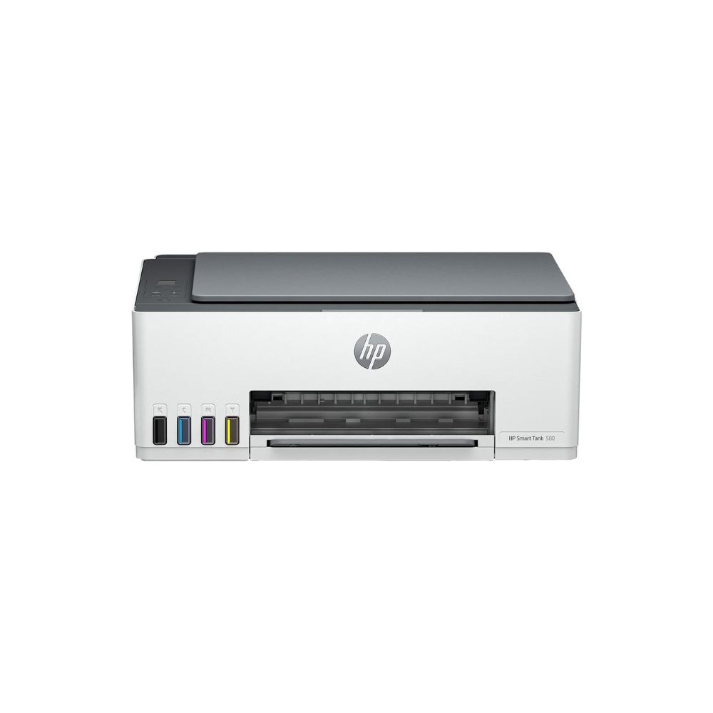 HP Smart Tank 580 AIO WiFi Colour Printer with 1 Extra Black Ink Bottle Upto 12000 Black  6000 Colour Prints