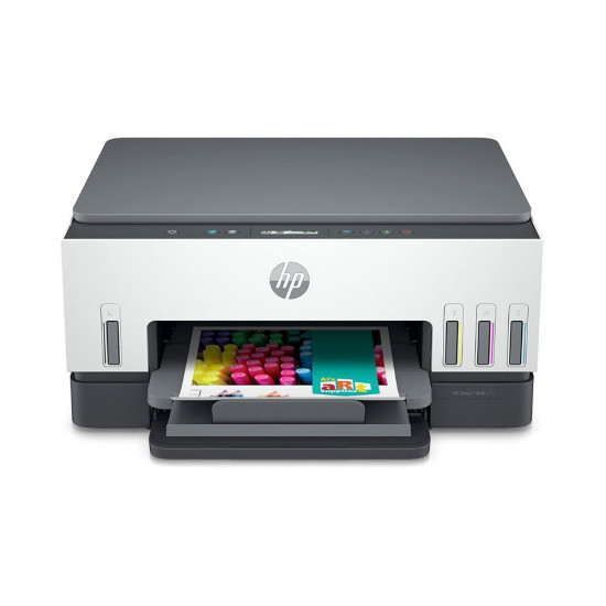 HP Smart Tank 670 All-in-One Auto Duplex Wireless Integrated Ink Tank Colour Printer, Scanner, Copier- High Capacity Tank (6000 Black, 8000 Colour) with Automatic Ink Sensor