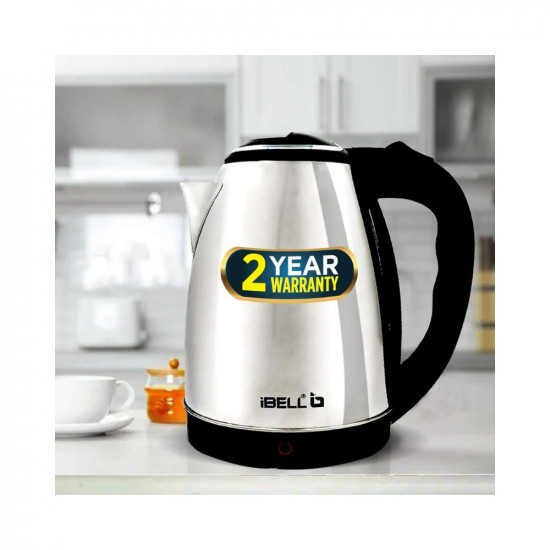 IBELL Sek18L Stainless Steel Electric Kettle 18 liter 1800W Auto Cut-Off Feature Silver 1800 Watts