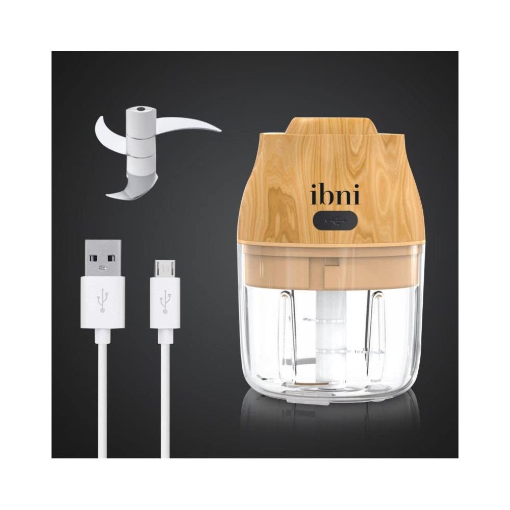 ibni Wireless Portable Electric Crusher (Brown)