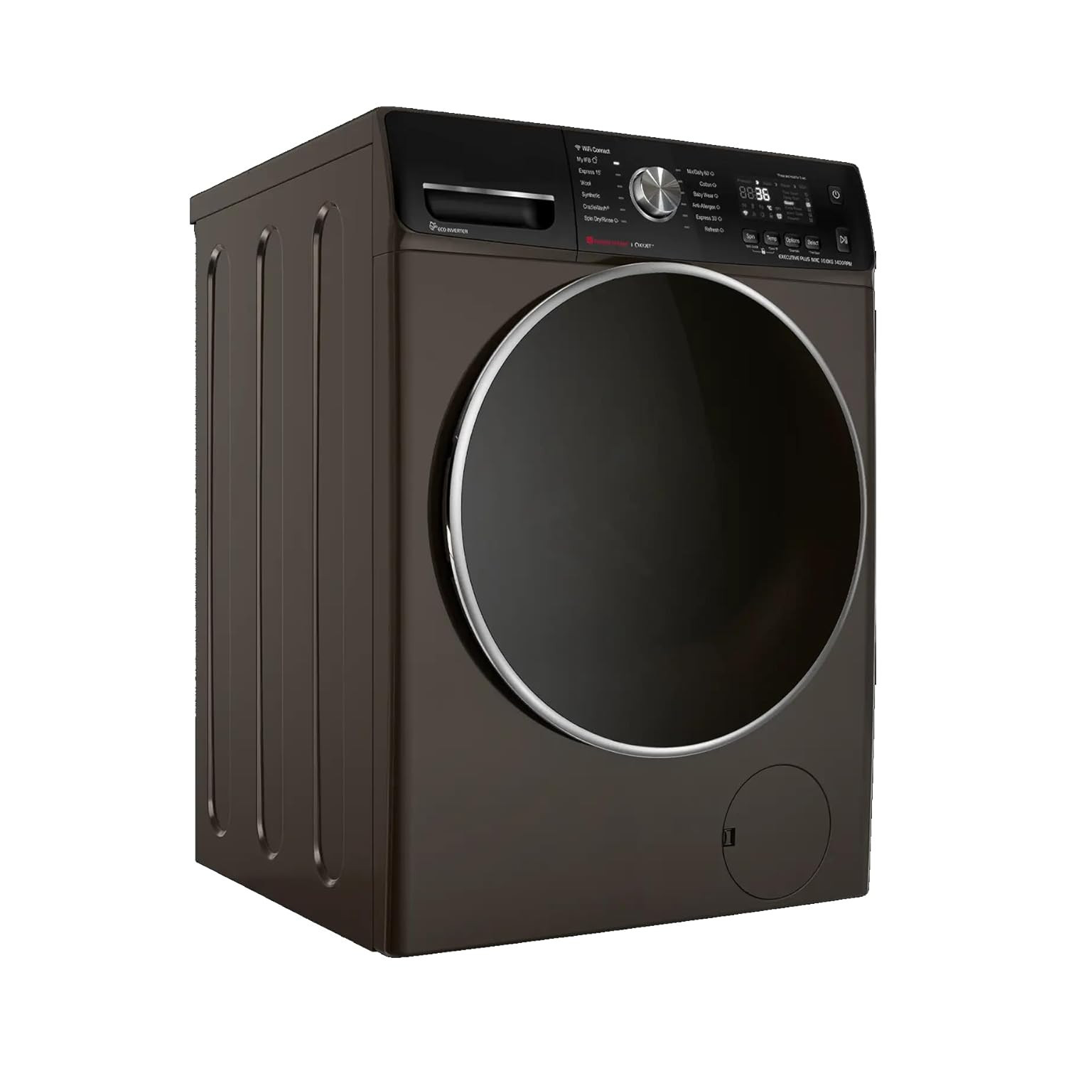 IFB 10Kg 5 Star with Deep Clean Oxyjet Technology AI Powered Wi-Fi Fully Automatic Front Load Washing Machine EXECUTIVE PLUS MXC 1014 SSL Steam Refresh Program with Eco Inverter Mocha 2024