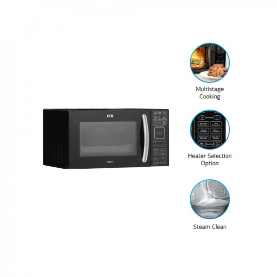 IFB 25 L Convection Microwave Oven (25BC3, Black, Oil Free Cooking, With Starter Kit)