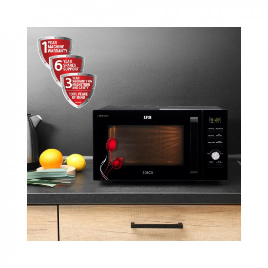 IFB 30 L Convection Microwave Oven 30BC5 Black With Starter Kit