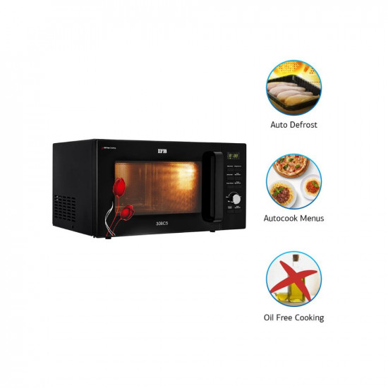 IFB 30 L Convection Microwave Oven 30BC5 Black With Starter Kit