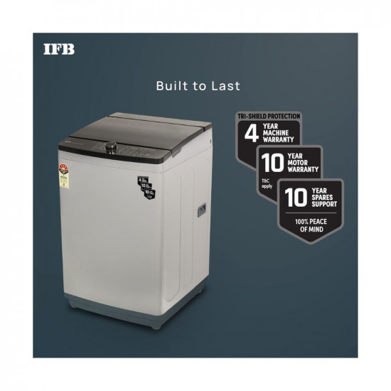 IFB 70 Kg Fully-Automatic Top Loading Washing Machine TL-SPGS 70 KG Aqua Medium Grey 2X Power Steam 4 Years Comprehensive Warranty