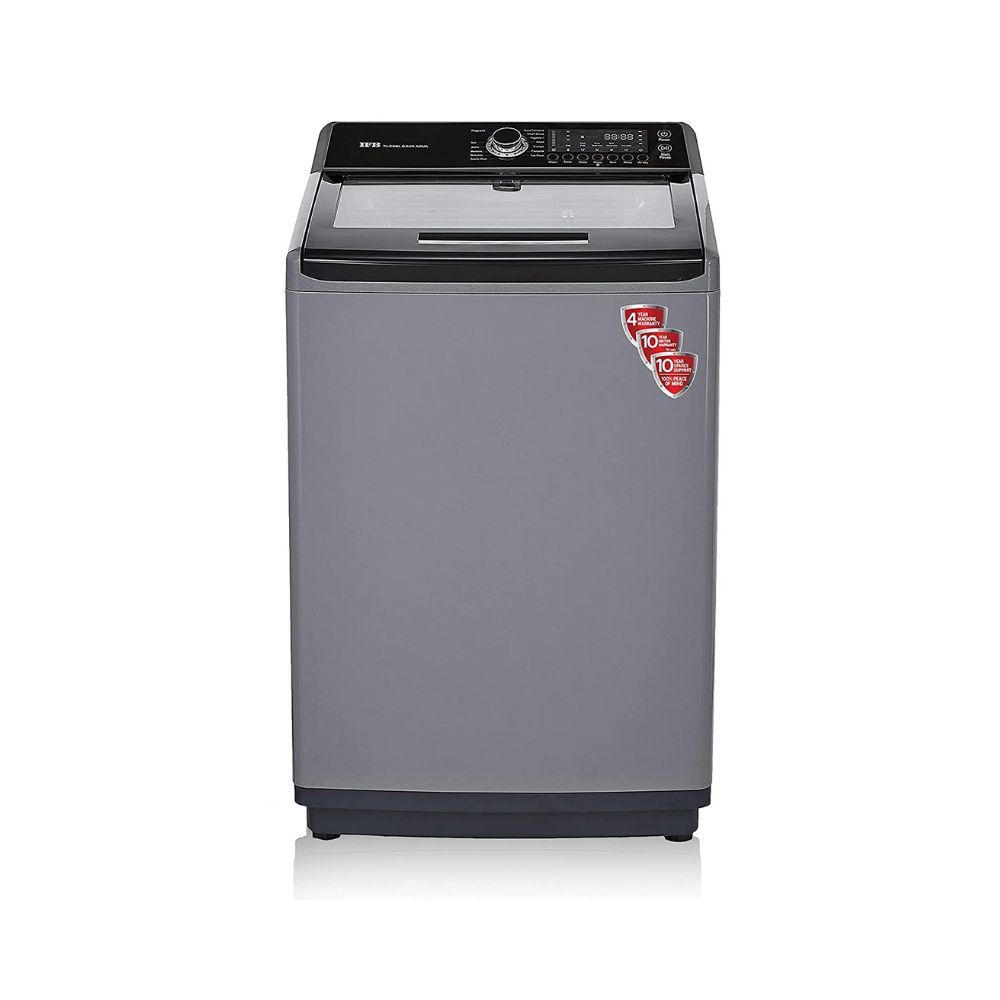 IFB 9.0 Kg Fully-Automatic Top Loading Washing Machine (TL-SSBL AQUA, Sparkle Silver,In-Built Heater,4D Wash Technology)