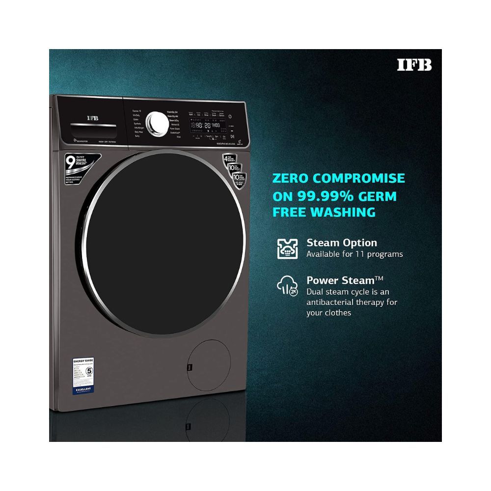IFB Laundrimagic 3-in-1 8.5 Kg/6.5 Kg/2.5 Kg Inverter Washer Dryer Refresh (Executive ZXM, Mocha)