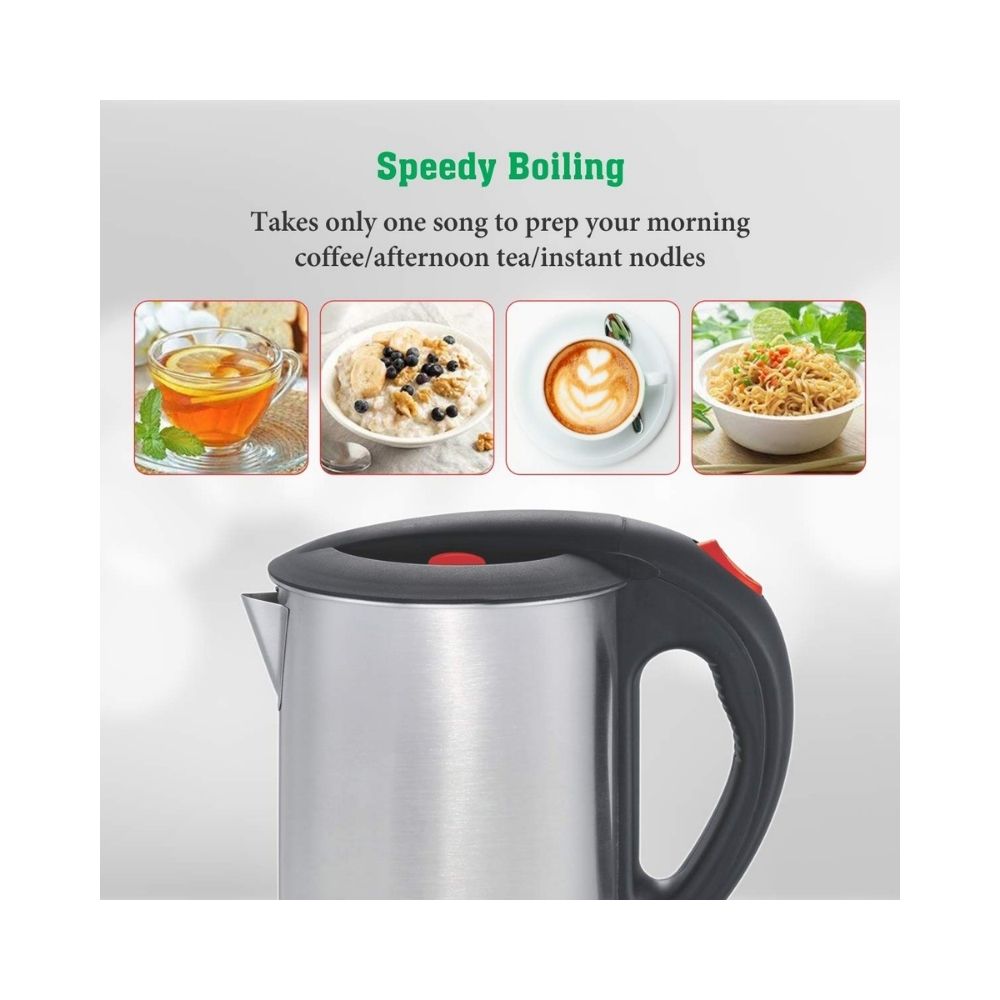 Inalsa Electric Kettle Select-1350W with 1 Litre Capacity Silver