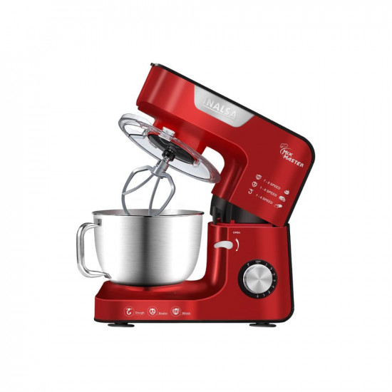 INALSA Stand Mixer Professional Mix Master- Heavy Duty 1200 Watt Pure Copper Motor