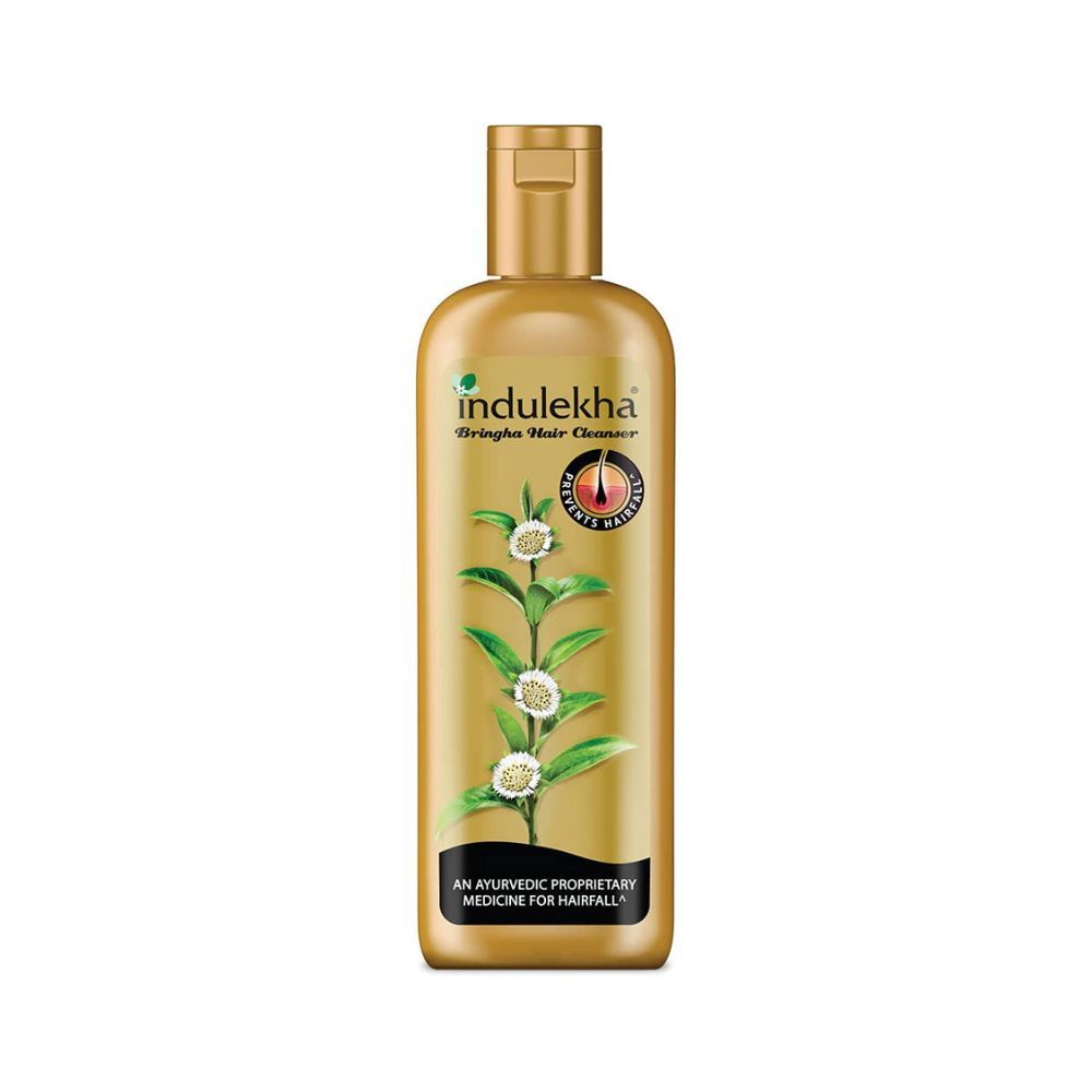Indulekha Bringha Ayurvedic Shampoo 200 ml, for Hair Fall Control, With Bringharaj Extracts