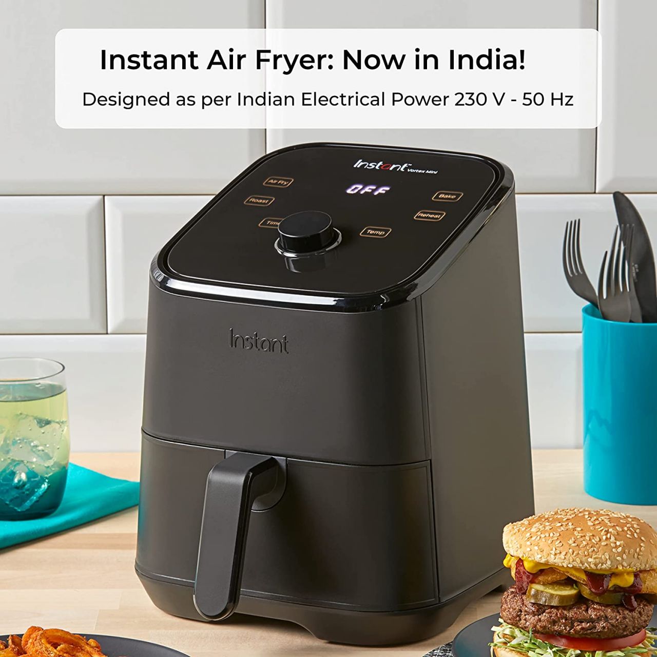 Instant Pot Air Fryer Vortex 2QT Touch Control Panel