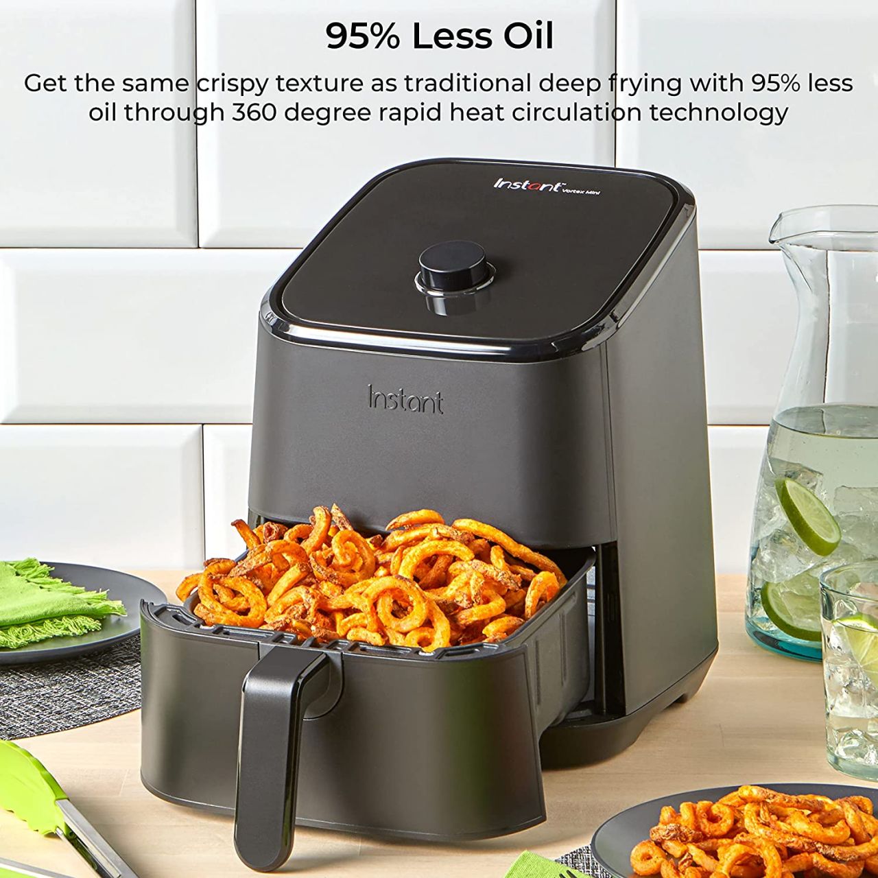 Instant Pot Air Fryer Vortex 2QT Touch Control Panel
