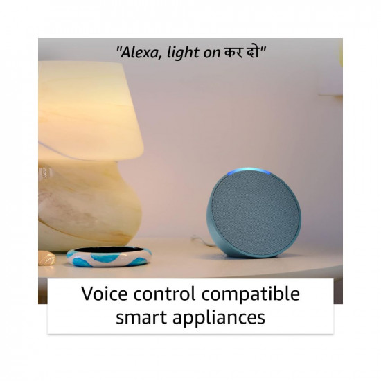 Introducing Echo Pop Smart speaker with Alexa and Bluetooth Loud sound balanced bass crisp vocals Purple