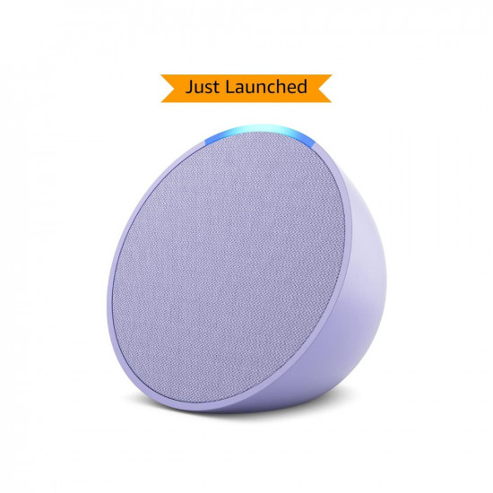 Introducing Echo Pop Smart speaker with Alexa and Bluetooth Loud sound balanced bass crisp vocals Purple