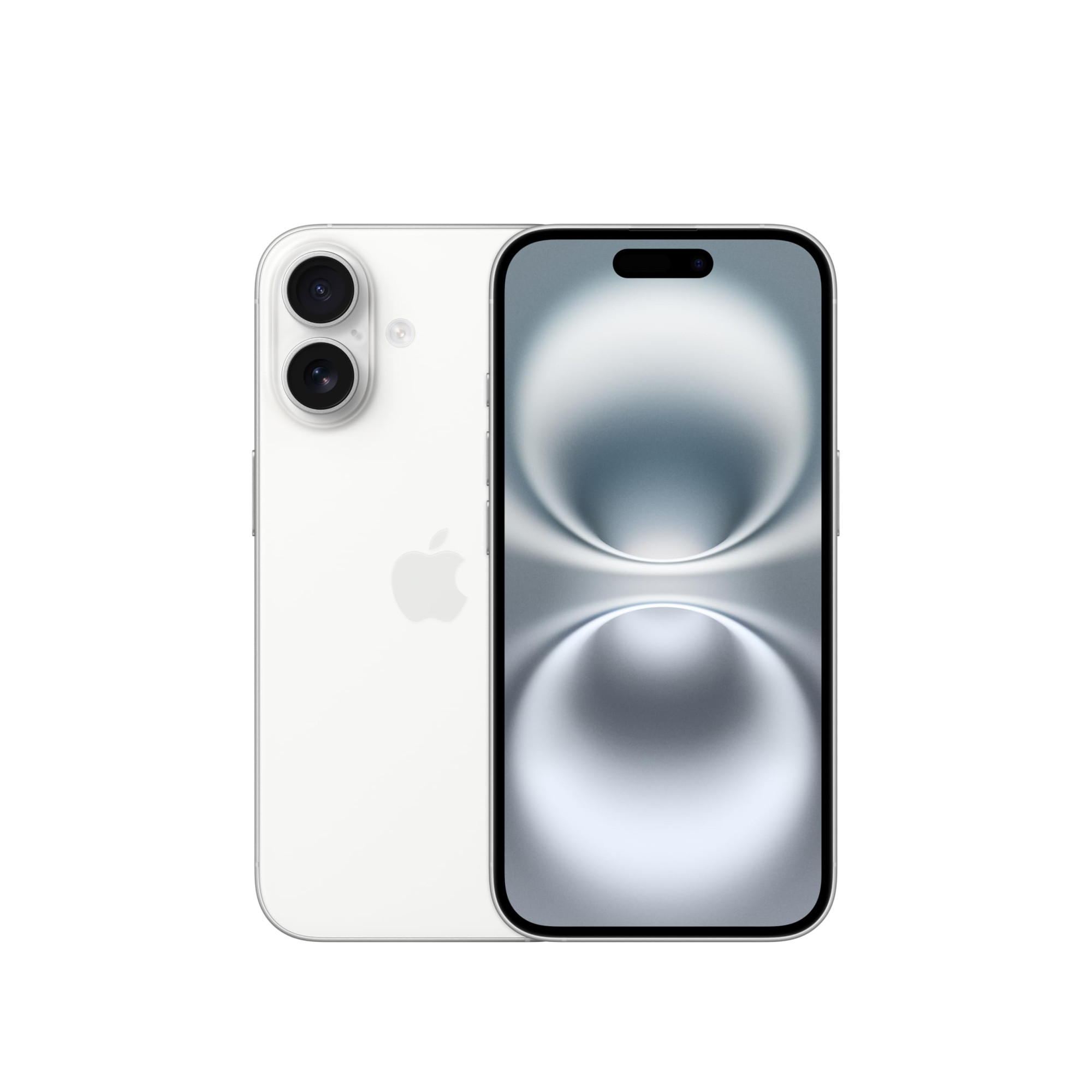 iPhone 16 128 GB 5G Mobile Phone with Camera Control A18 Chip and a Big Boost in Battery Life Works with AirPods White