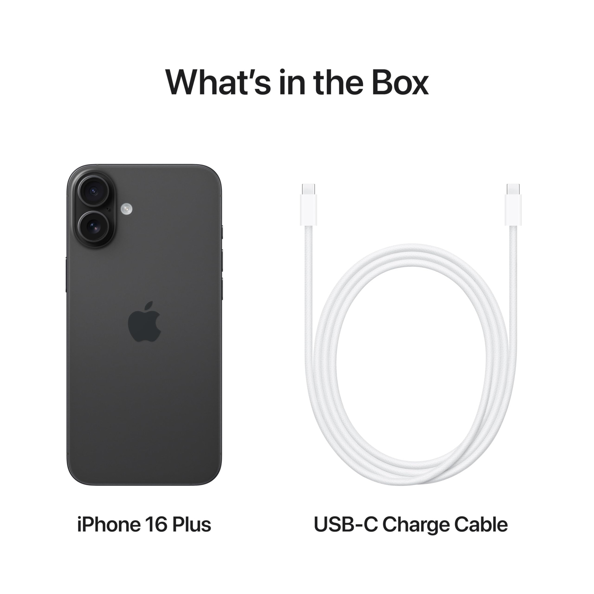 iPhone 16 Plus 256 GB 5G Mobile Phone with Camera Control A18 Chip and a Big Boost in Battery Life Works with AirPods Black
