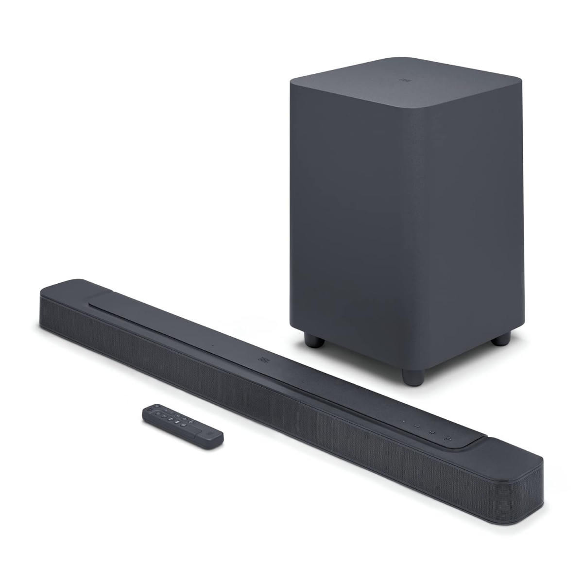 JBL Bar 500 Pro Dolby Atmos Soundbar with Wireless Subwoofer 51 Channel 3D Surround Multibeam HDMI eARC with 4K Dolby Vision Pass-Through One App Bluetooth Wi-Fi  Optical Input 590W
