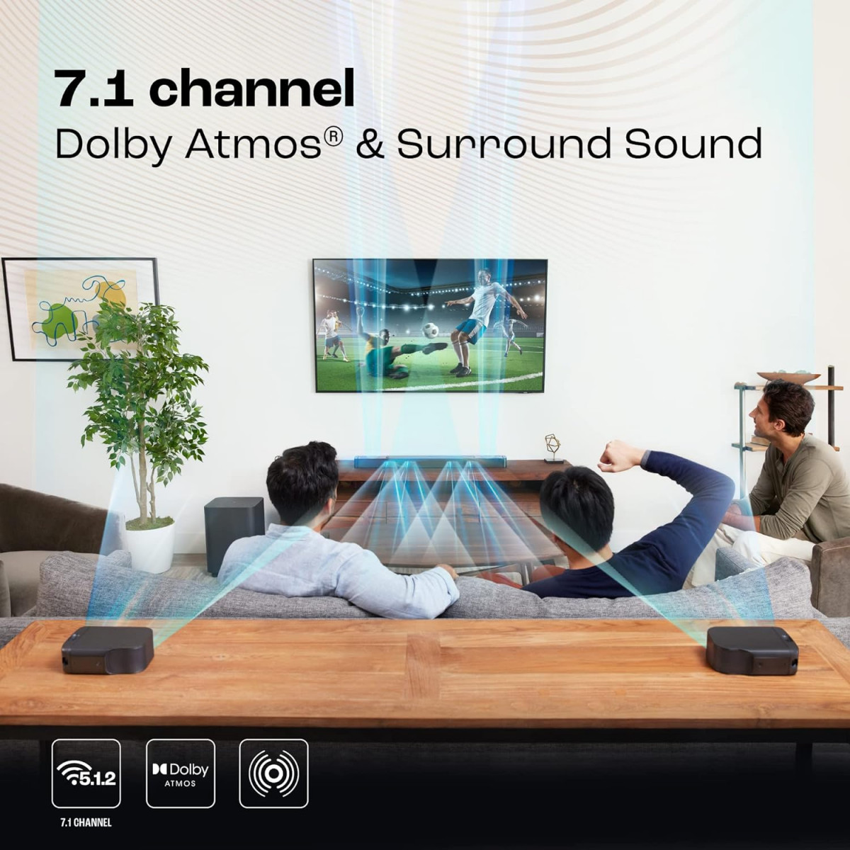 JBL Bar 800 Pro 71 512 Channel Truly Wireless Soundbar with True Dolby Atmos 3D Surround Sound 10 Down-Firing Wireless Subwoofer PureVoice HDMI eARC Bluetooth Wi-Fi  Optical Input 720W