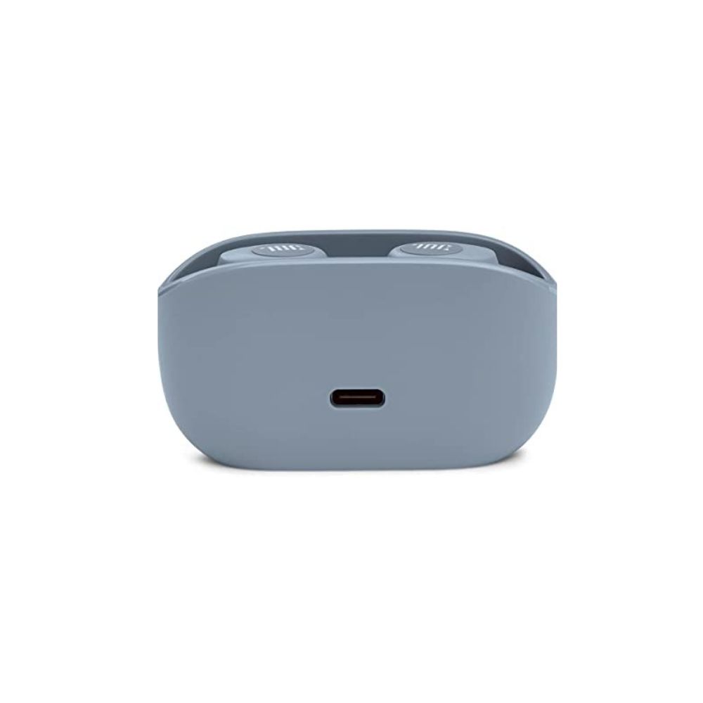 JBL Wave 100TWS Bluetooth Earbuds (Blue, True Wireless)