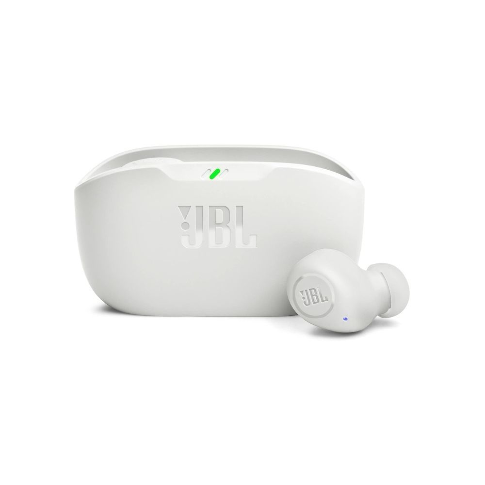 JBL Wave Buds in-Ear Earbuds (TWS) with Mic,Extra 3 Months Warranty (White)