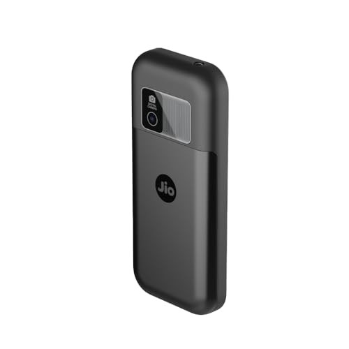 JioBharat B2 4G Keypad Phone with JioTV JioHotstar JioSoundPay JioSaavn JioPay UPI JioChat JioPhotos Powerful 2000mAh Battery LED Torch Digital Camera  Black  Locked for JioNetwork