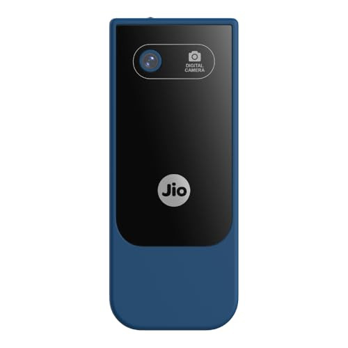 JioBharat V3 4G Phone with JioTV JioHotstar UPI JioSoundPayJioSaavn Long Lasting Battery LED Torch Digital Camera  Blue  Locked for JioNetwork