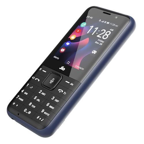 JioPhone Prima 2 4G Keypad Phone with Premium Design YouTube JioTV JioHotstar JioSaavn JioPayUPI Video Calling LED Torch Digital Cameras  Black  Locked for JioNetwork